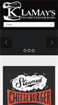 Mobile Screenshot of klamayssteamedcheeseburgers.com