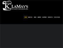 Tablet Screenshot of klamayssteamedcheeseburgers.com